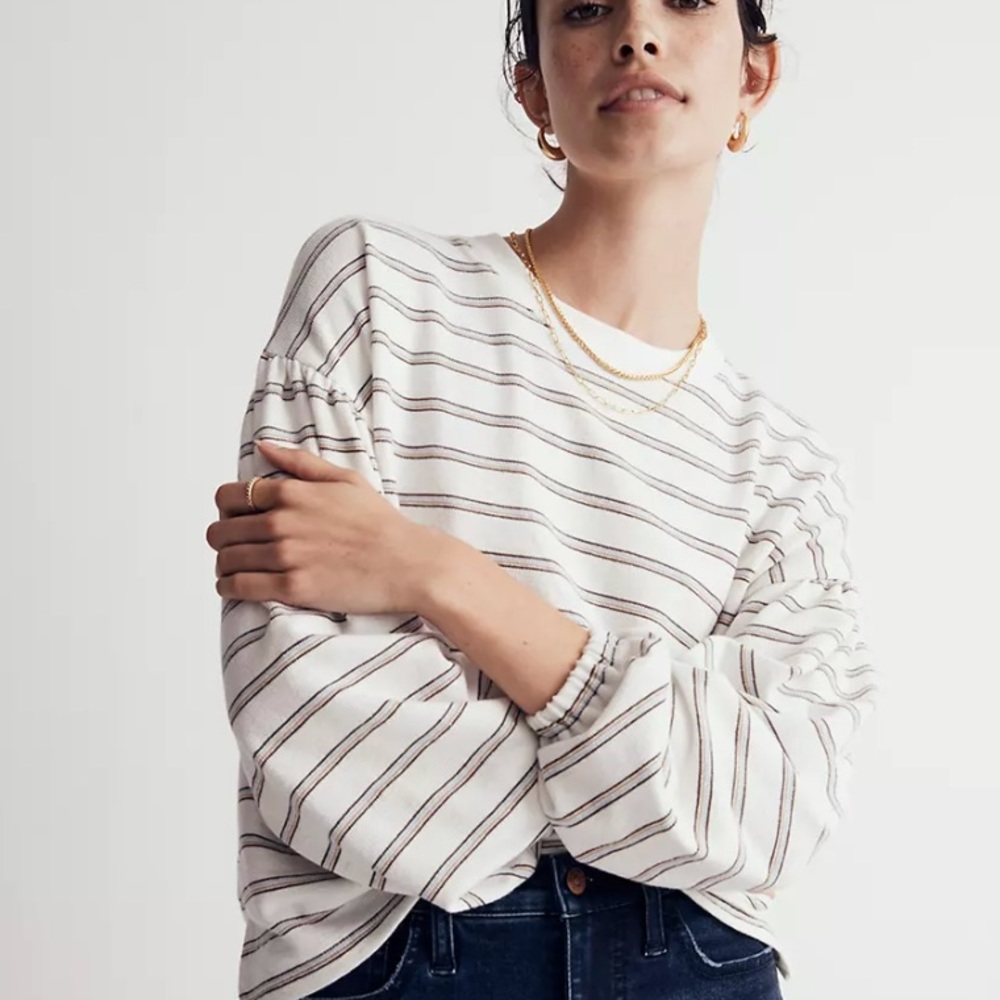 Madewell cotton long sleeve tee